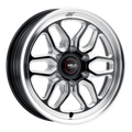 WELD Laguna 6 Drag wheel Gloss Black Milled