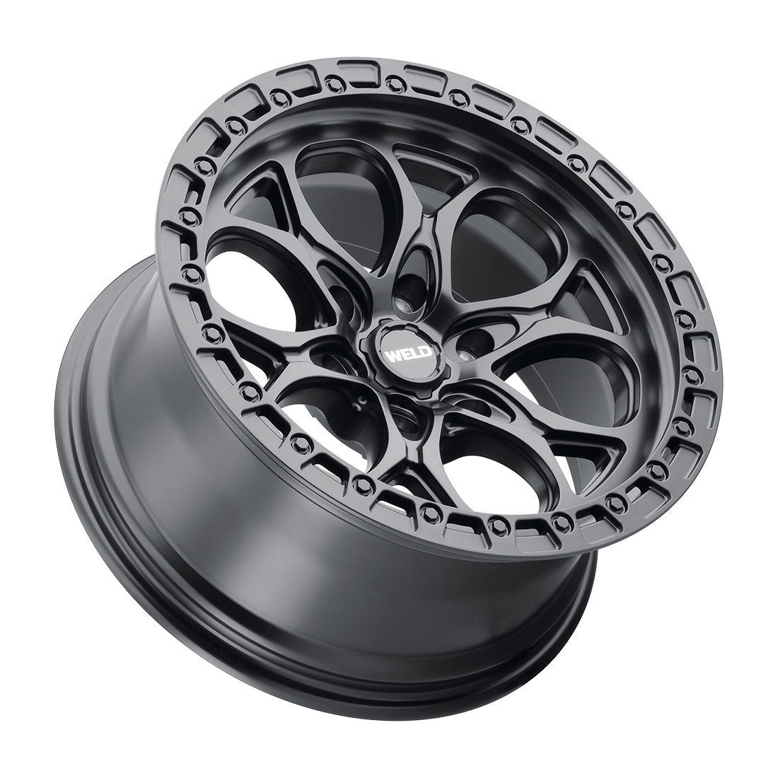 WELD Off-Road Ledge 6 wheel Satin Black
