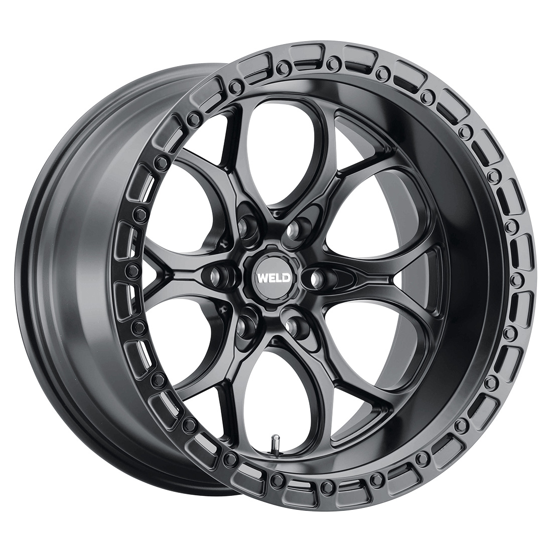 WELD Off-Road Ledge 6 wheel Satin Black
