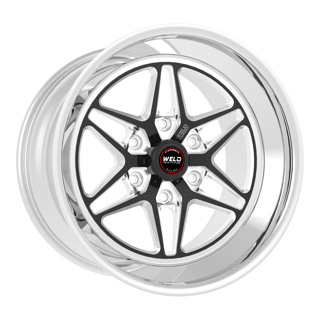 WELD Racing S81 HD wheel Black Center - Polished Shell