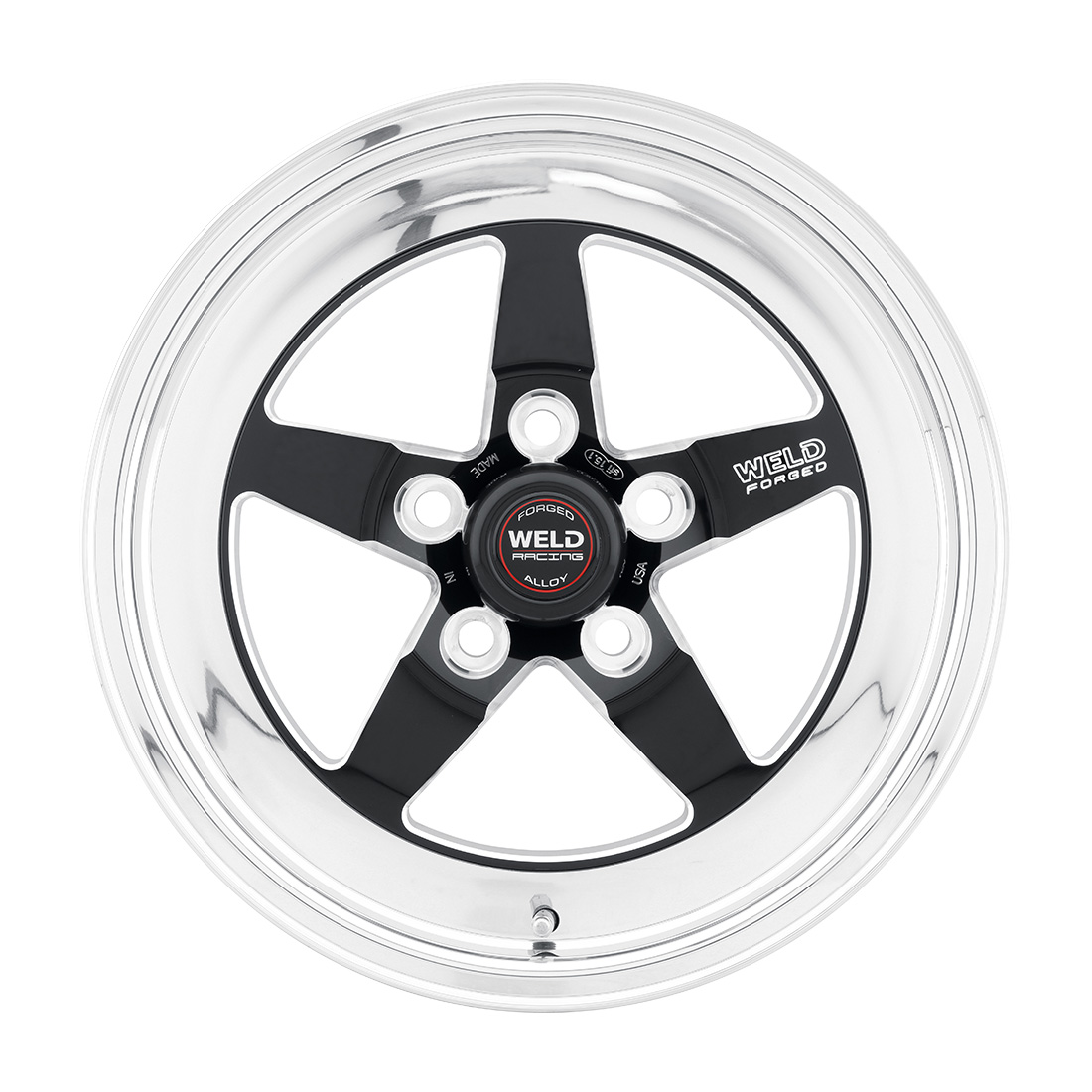 WELD Racing S71 wheel Black Center - Polished Shell