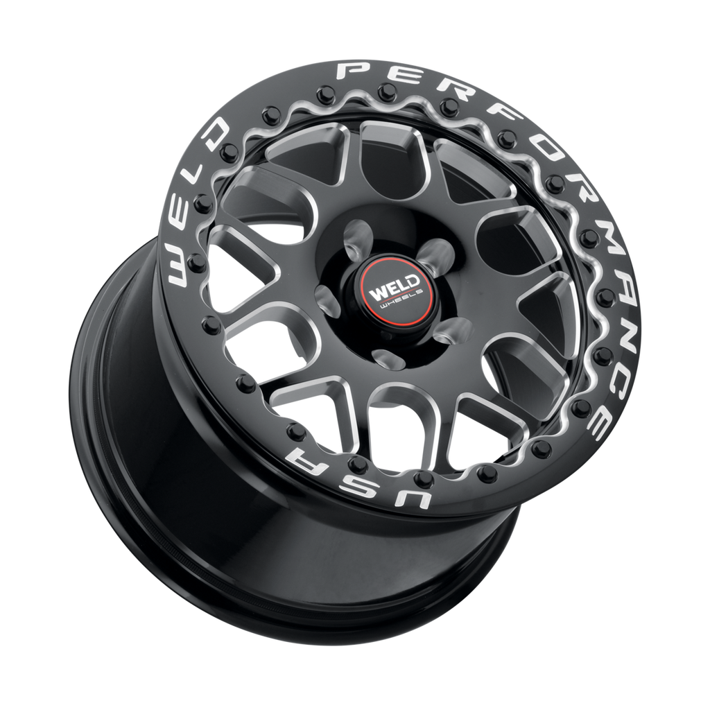 WELD Solana Beadlock wheel Gloss Black Milled