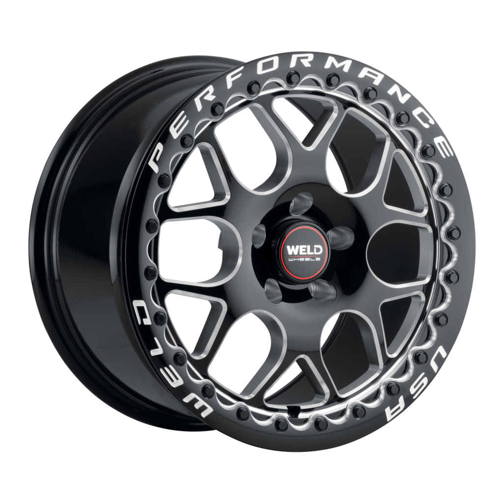 WELD Solana Beadlock wheel Gloss Black Milled