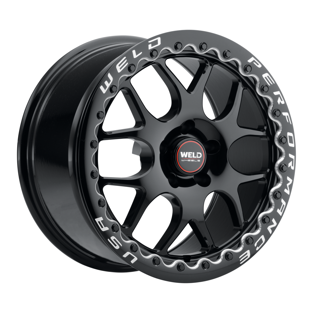 WELD Solana Beadlock wheel Gloss Black