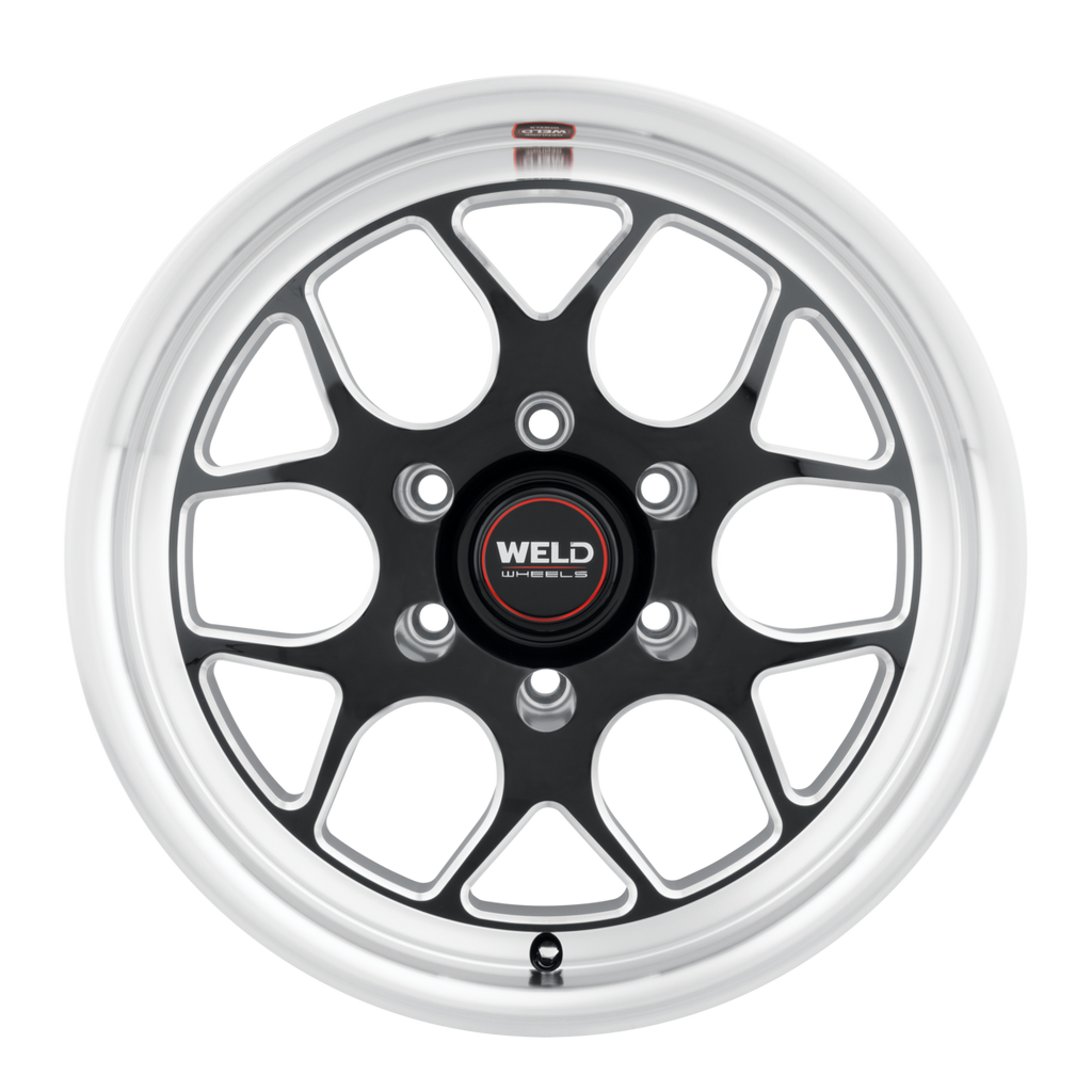 WELD Solana Drag wheel Gloss Black Milled