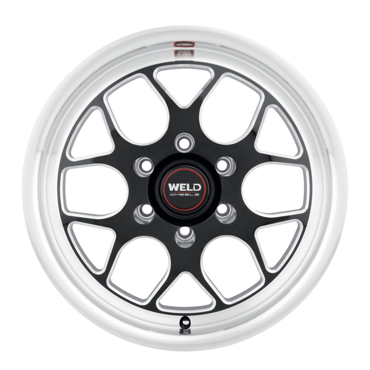 WELD Solana Drag wheel Gloss Black Milled