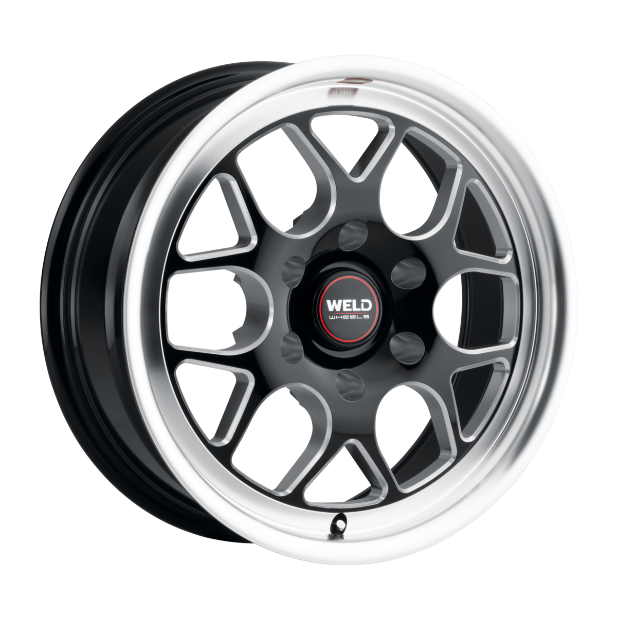 WELD Solana Drag wheel Gloss Black Milled