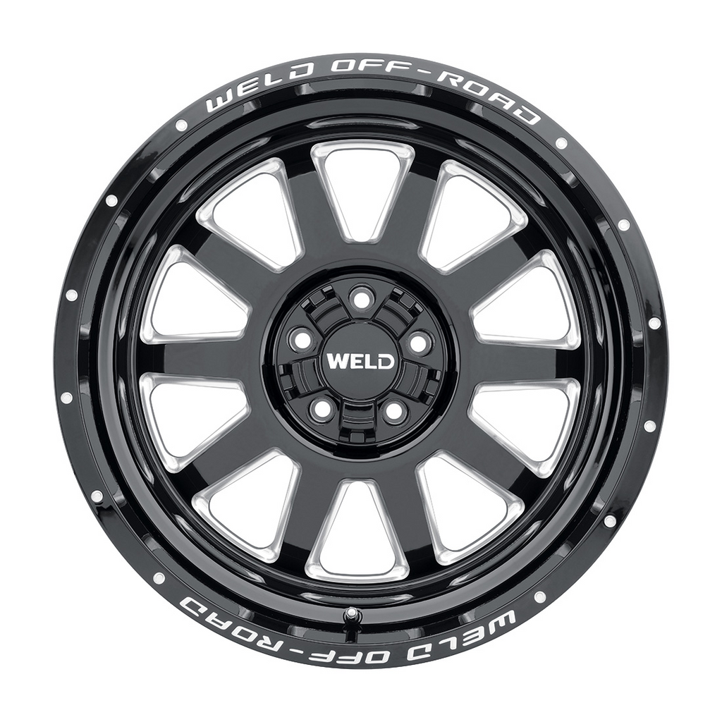 WELD Off-Road Stealth wheel Gloss Black Milled