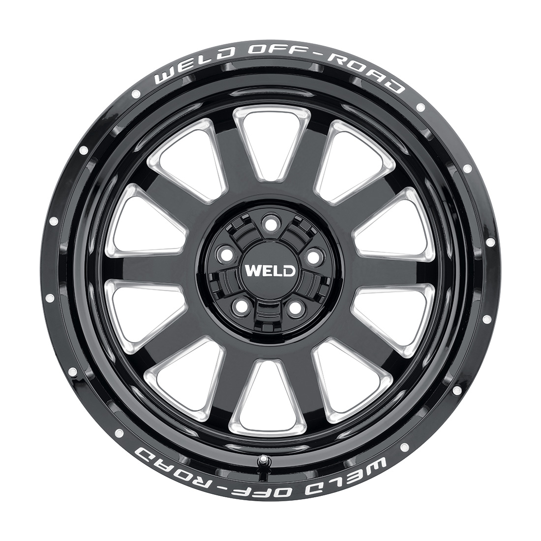 WELD Off-Road Stealth wheel Gloss Black Milled