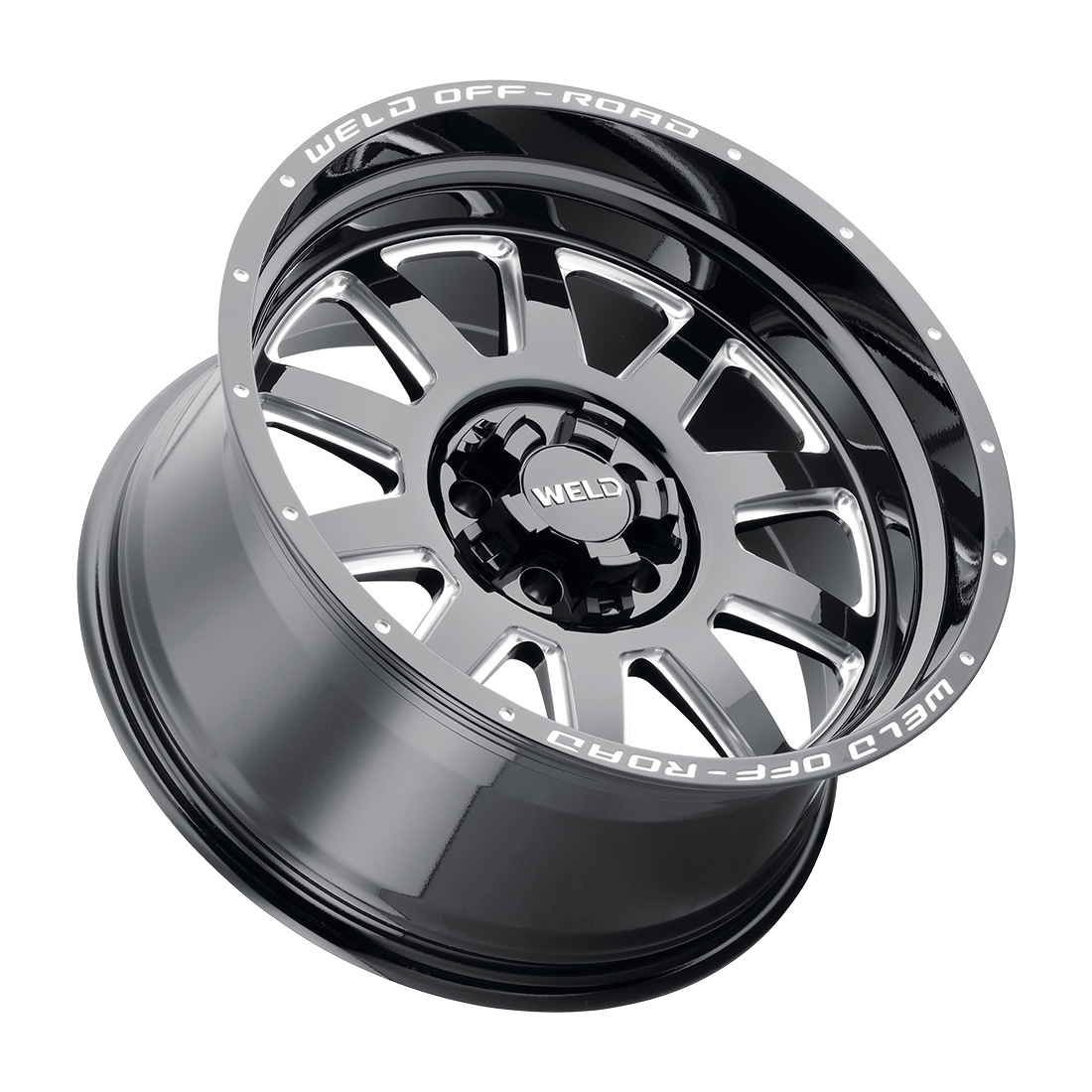 WELD Off-Road Stealth wheel Gloss Black Milled