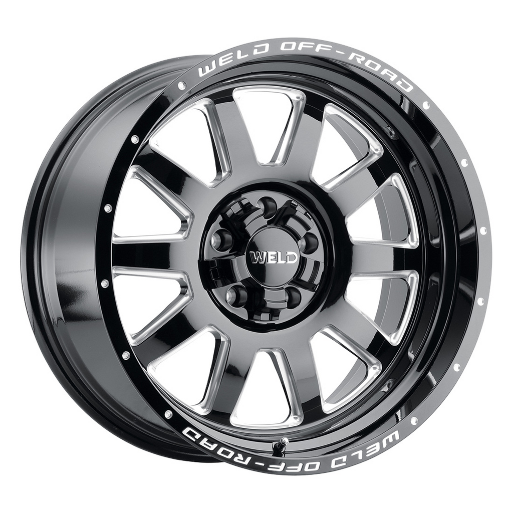 WELD Off-Road Stealth wheel Gloss Black Milled