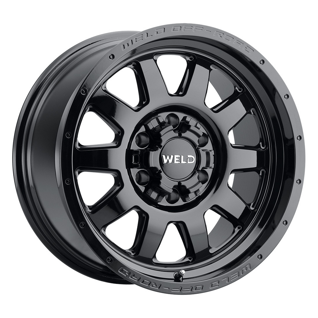 WELD Off-Road Stealth wheel Gloss Black