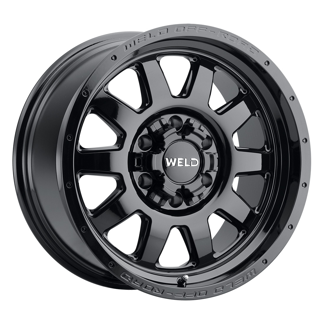 WELD Off-Road Stealth wheel Gloss Black