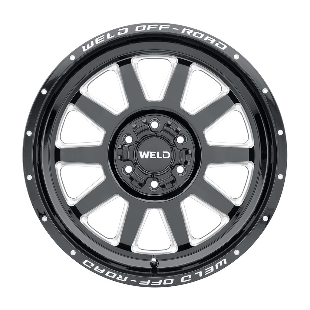 WELD Off-Road Stealth wheel Gloss Black Milled