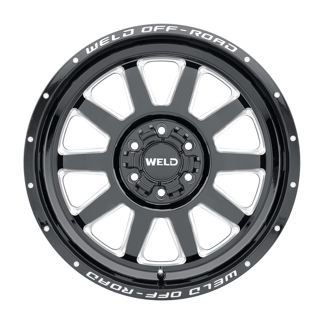 WELD Off-Road Stealth wheel Gloss Black Milled