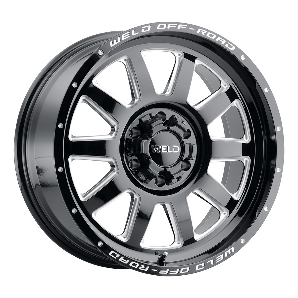 WELD Off-Road Stealth wheel Gloss Black Milled
