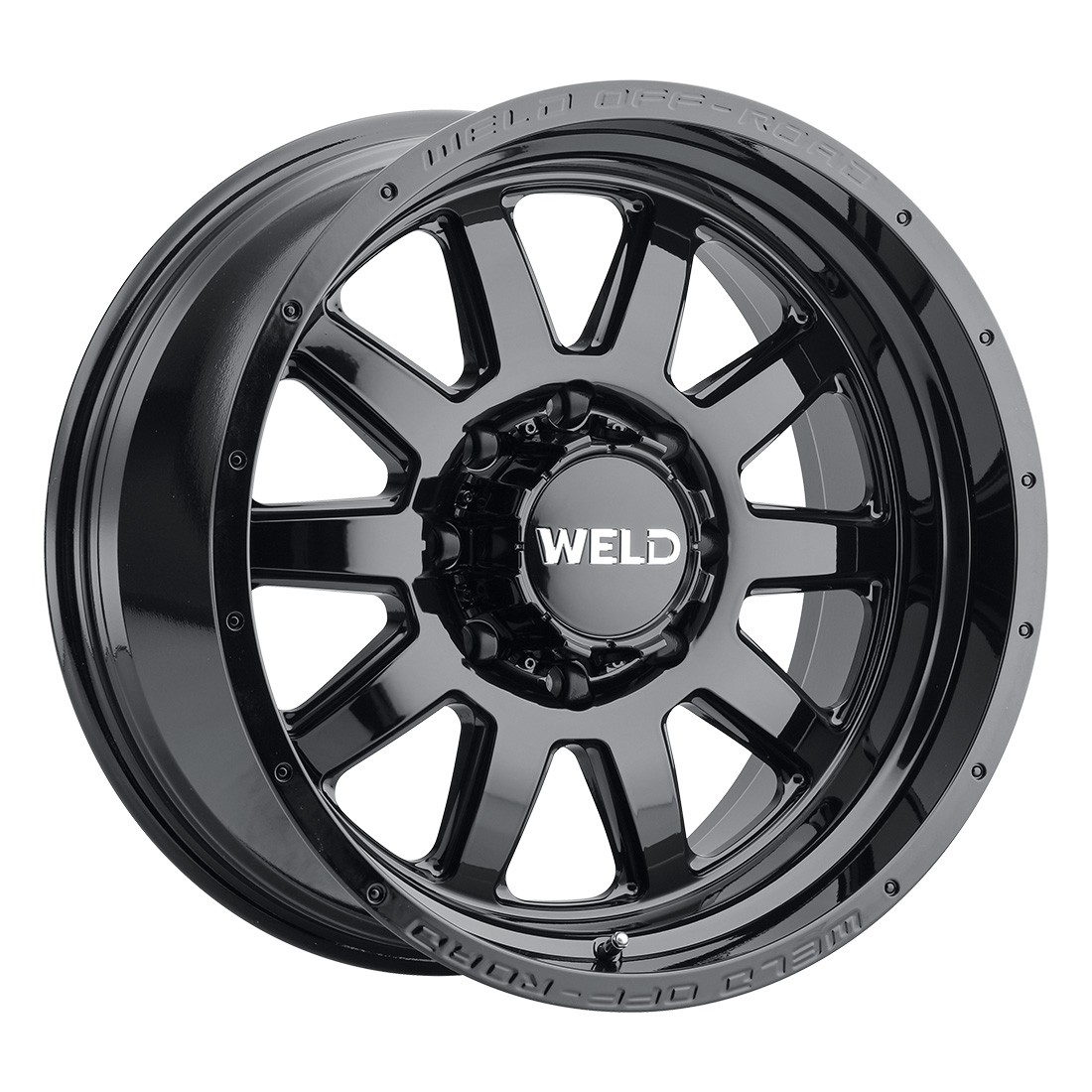 WELD Off-Road Stealth wheel Gloss Black