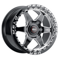 WELD Ventura 6 Beadlock wheel Gloss Black Milled