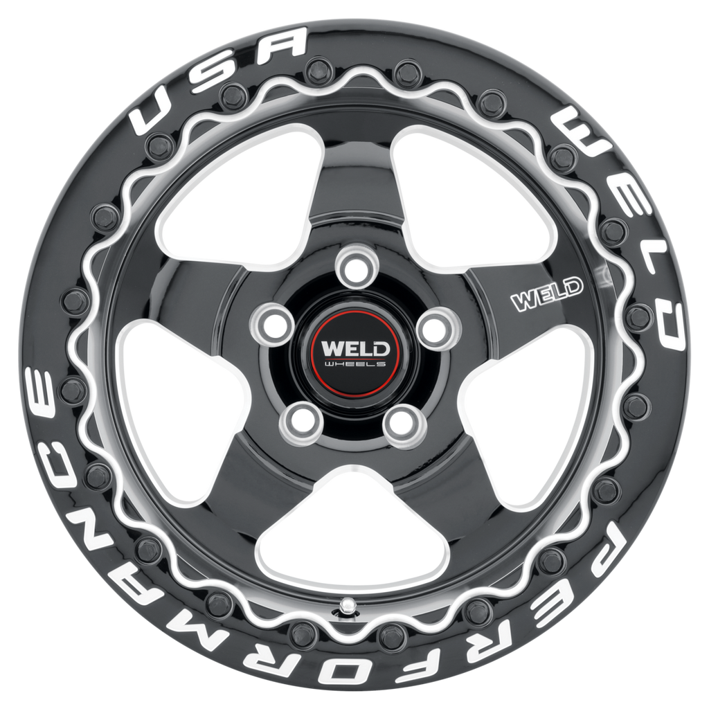WELD Ventura Beadlock wheel Gloss Black Milled