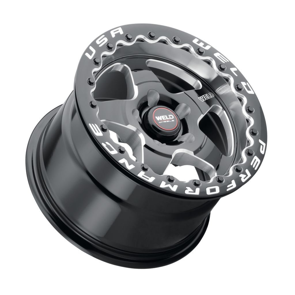 WELD Ventura Beadlock wheel Gloss Black Milled