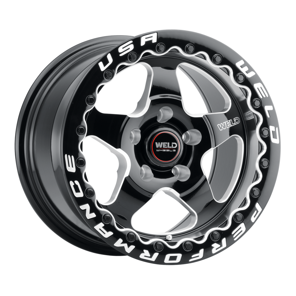 WELD Ventura Beadlock wheel Gloss Black Milled