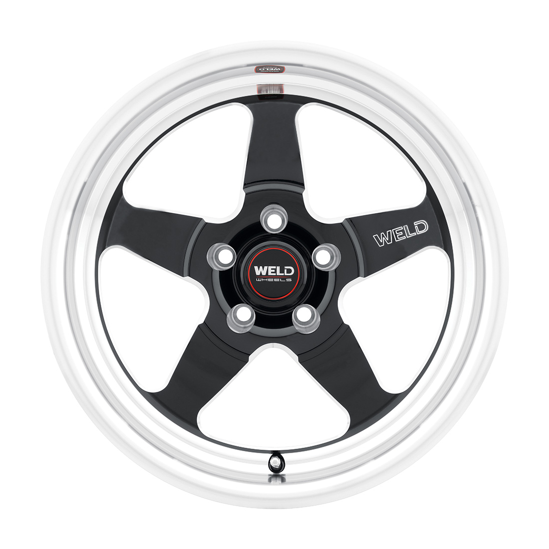 WELD Ventura Drag wheel Gloss Black Milled