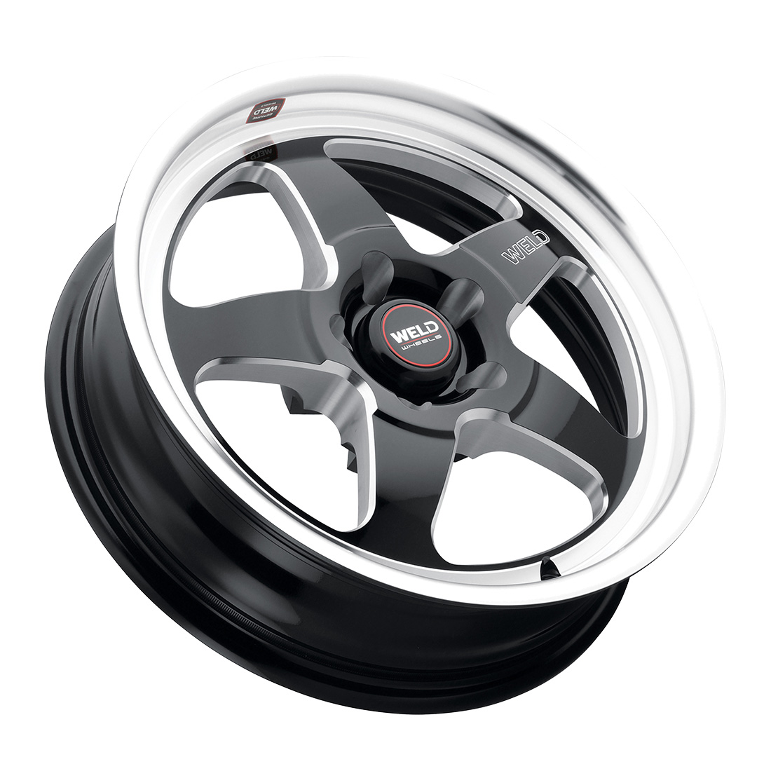 WELD Ventura Drag wheel Gloss Black Milled