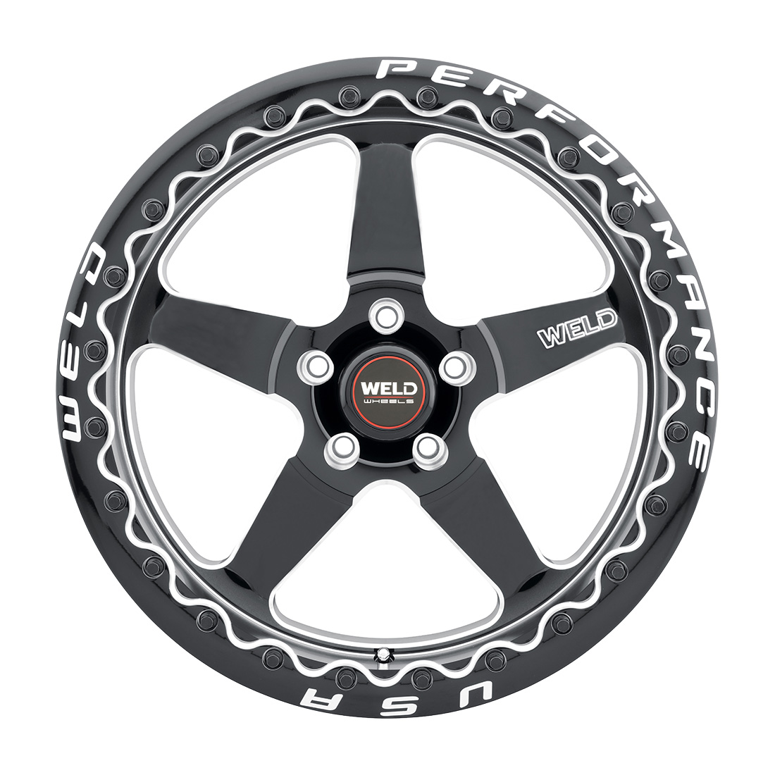 WELD Ventura Beadlock wheel Gloss Black Milled