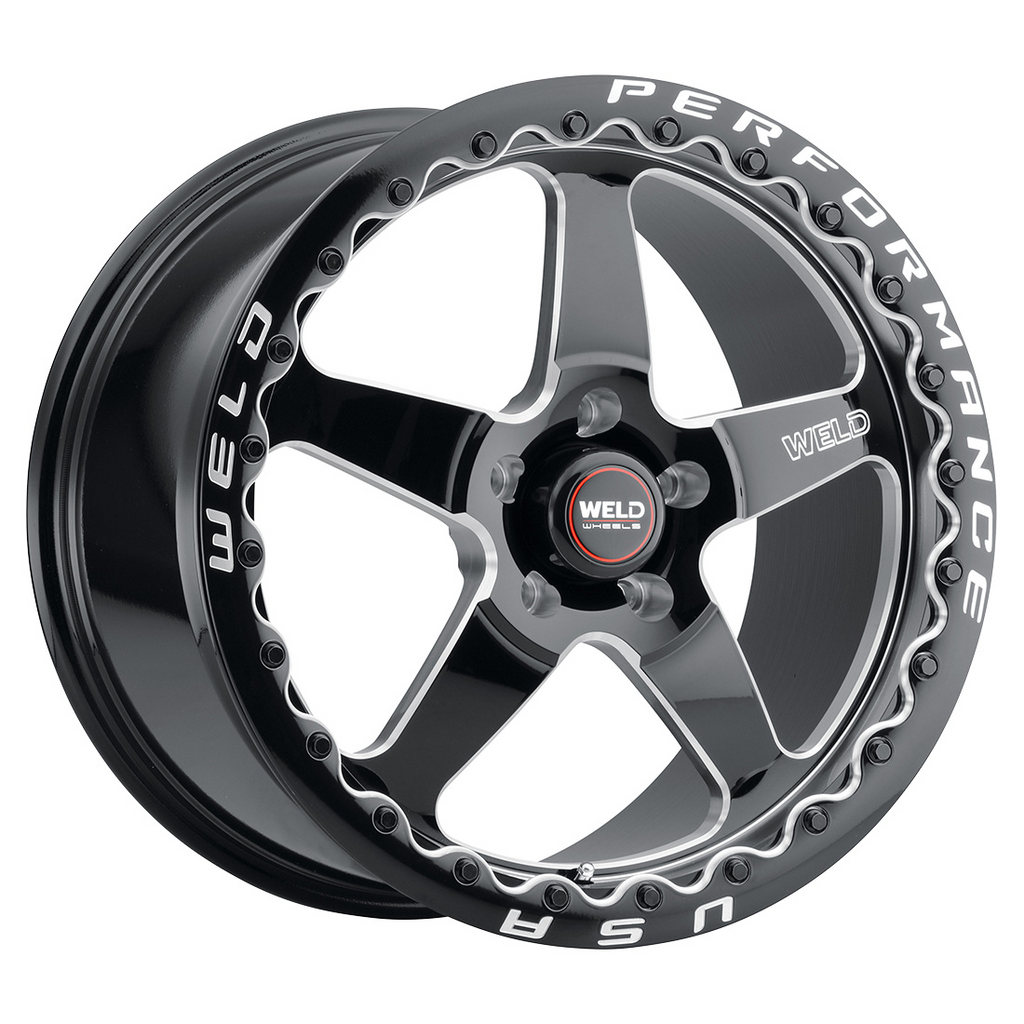 WELD Ventura Beadlock wheel Gloss Black Milled