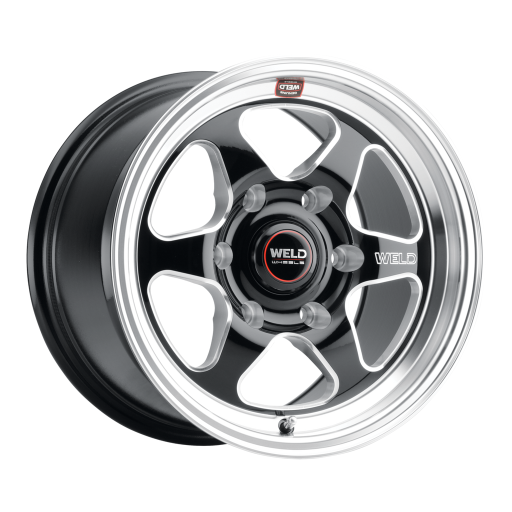 WELD Ventura 6 Drag wheel Gloss Black Milled