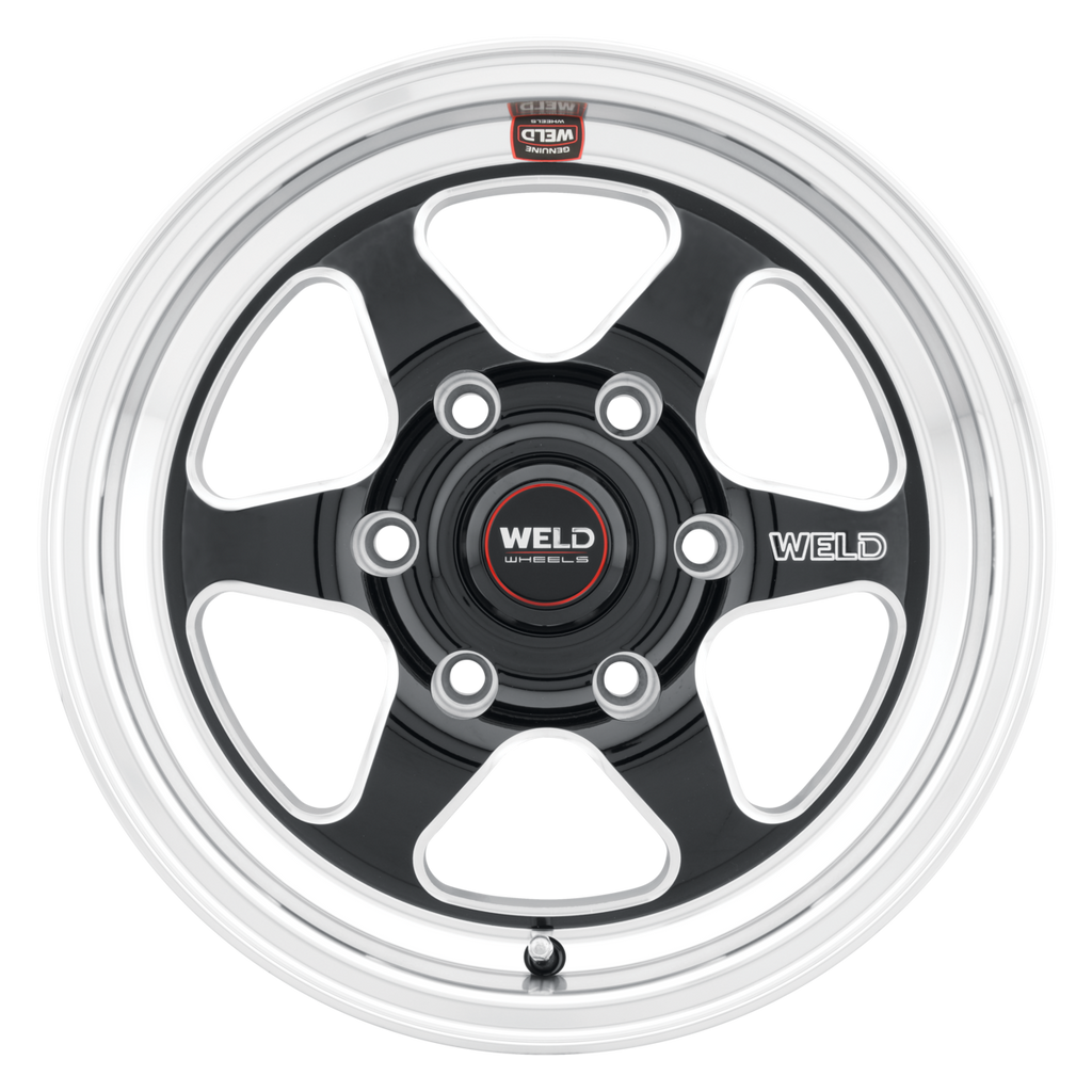 WELD Ventura 6 Drag wheel Gloss Black Milled