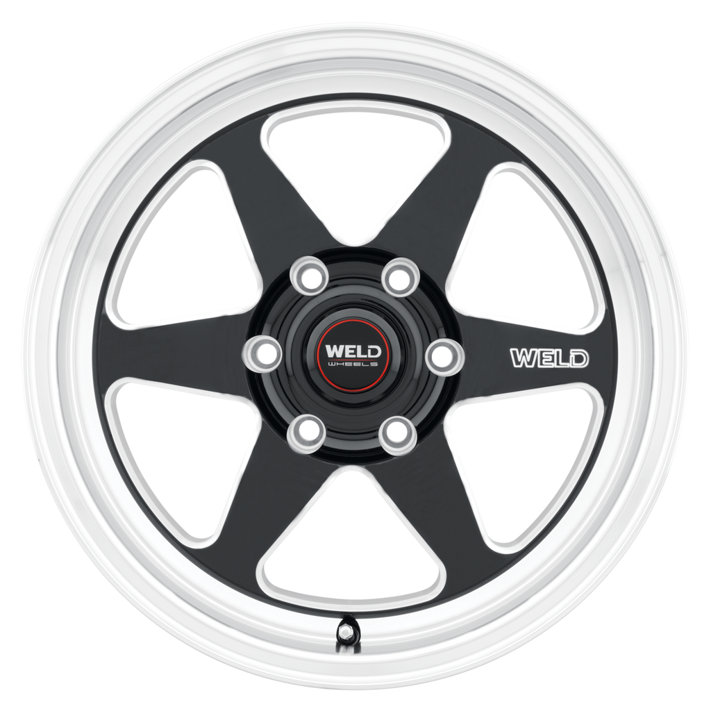 WELD Ventura 6 Drag wheel Gloss Black Milled
