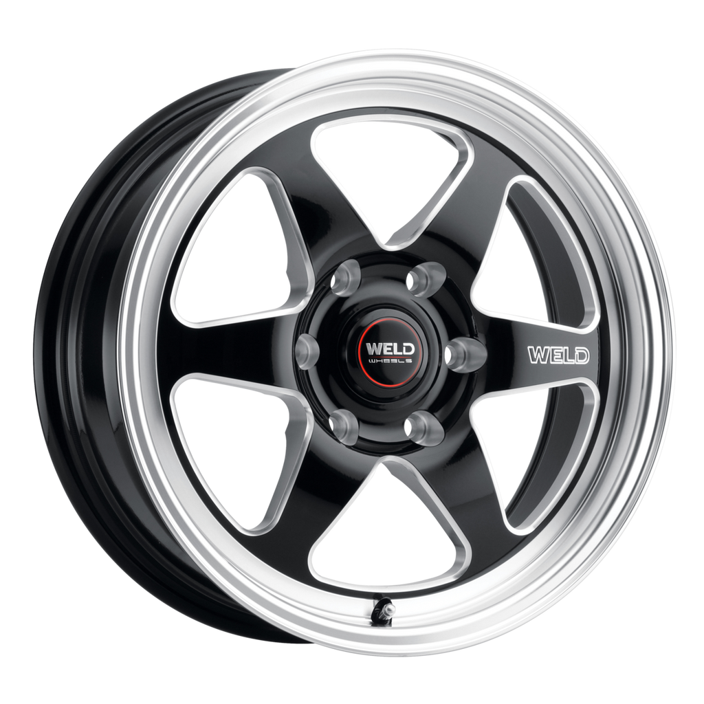 WELD Ventura 6 Drag wheel Gloss Black Milled